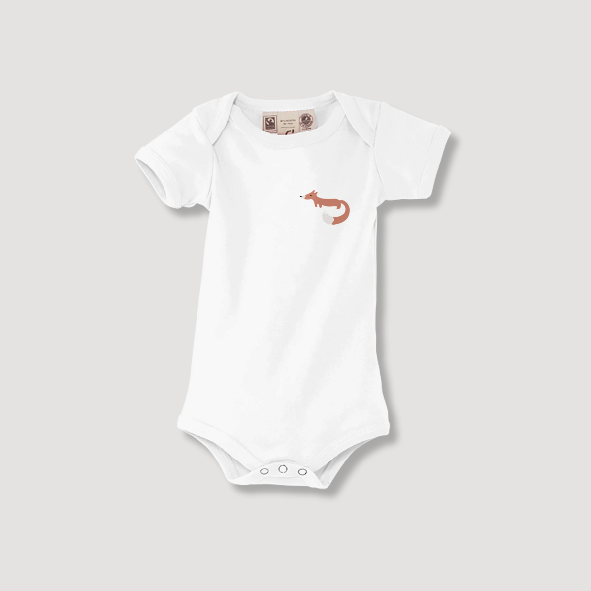 Organic Baby Bodysuit l Foxes l Lilla North