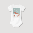 Organic Baby Bodysuit l Foxes l Lilla North