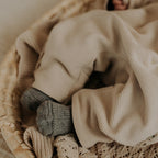 Merino wool baby romper