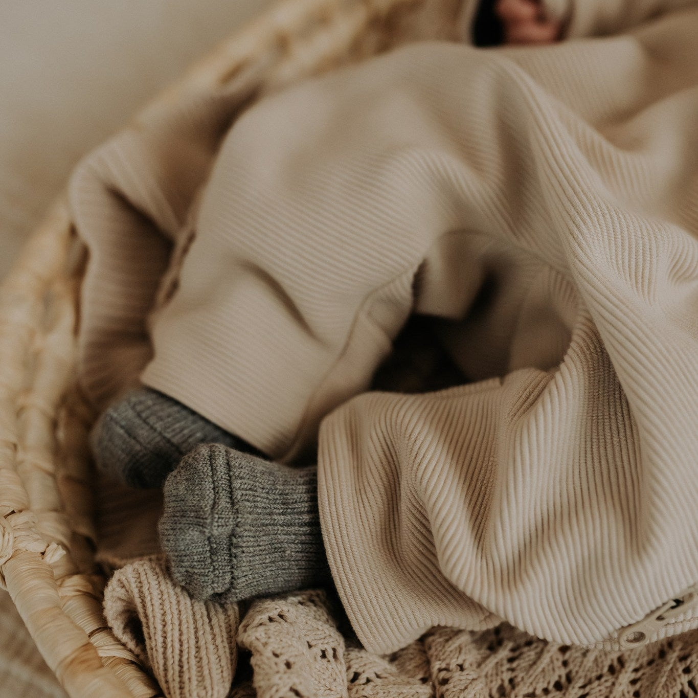 Merino wool baby romper