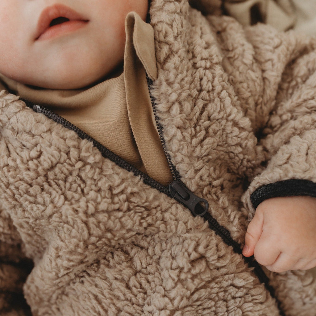 Teddy Merino Wool Baby Overall
