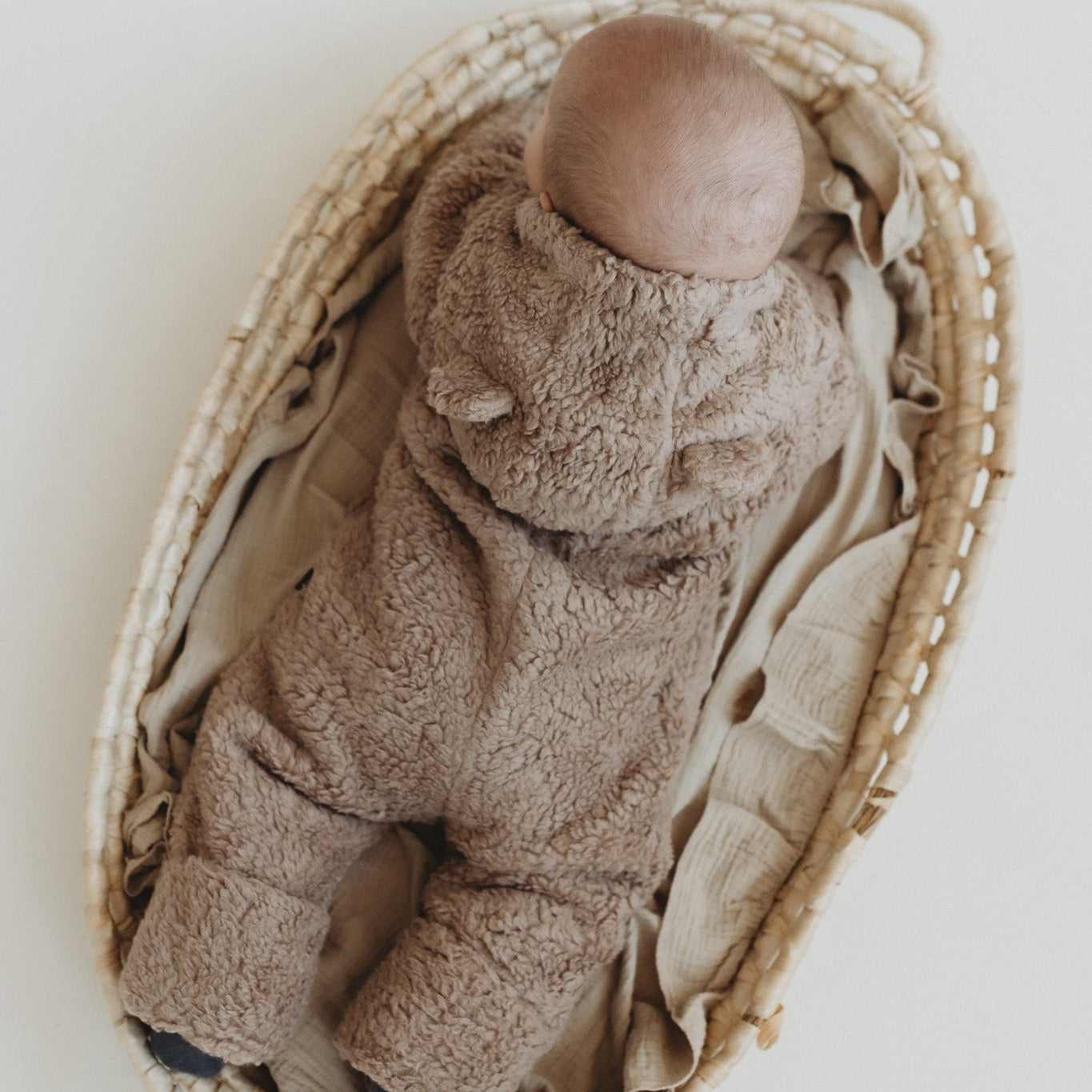 Teddy Merino Wool Baby Overall