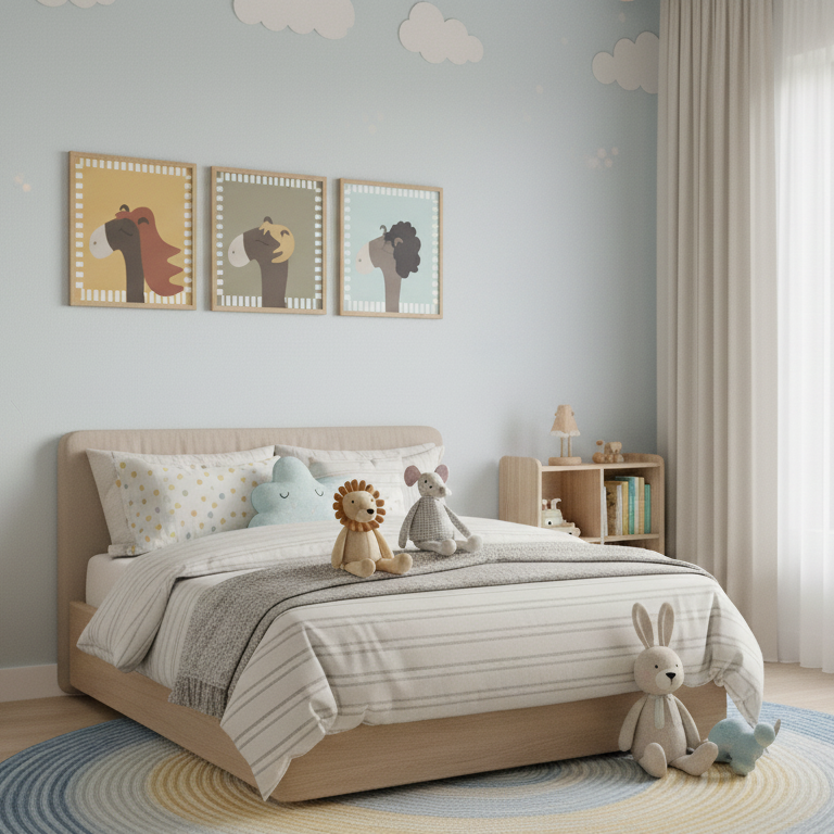 horses with hair lilla north bedroom two