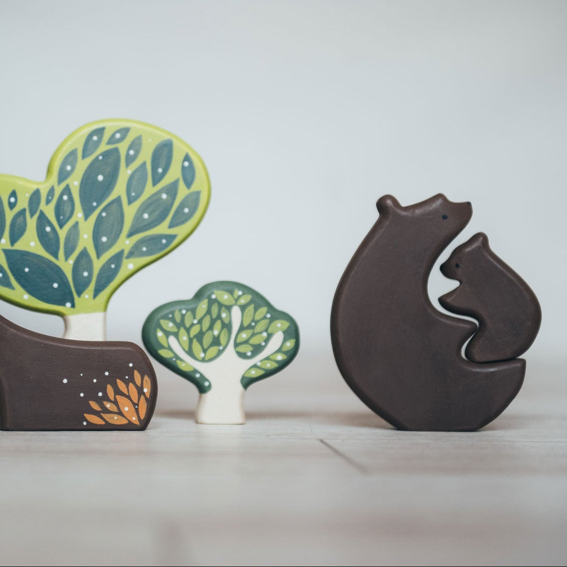 Nordic Forest Animals Wooden Toy Set